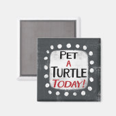 Aimant Animal de compagnie A Turtle Aujourd'hui Réfrigéra (Recto/Verso)