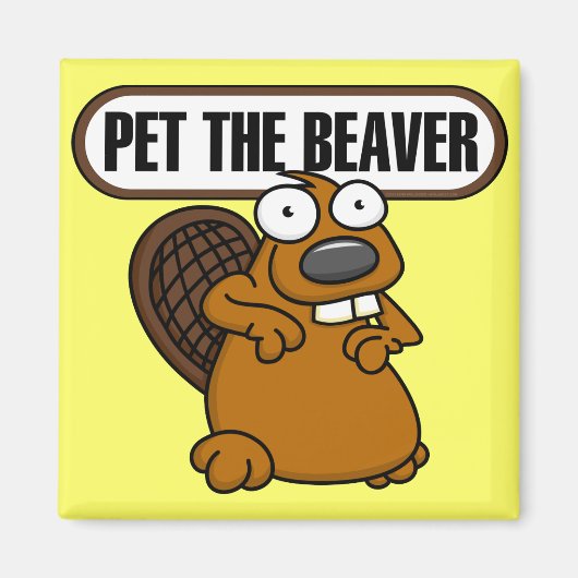 Aimant Animal de compagnie L'aimant Beaver (Devant)