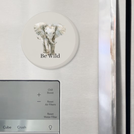 Aimant Animal de safari éléphant (In situ (réfrigérateur))
