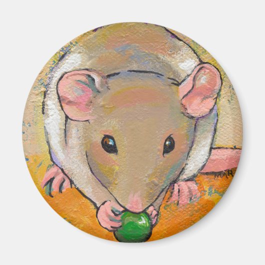 Aimant Animal rat adorable mignon art mignon mignon Cuten (Devant)