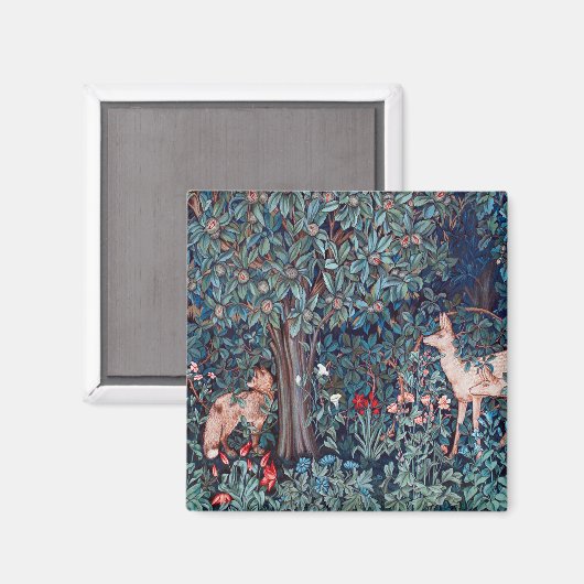Aimant Animals dans The Forest, William Morris (Recto/Verso)