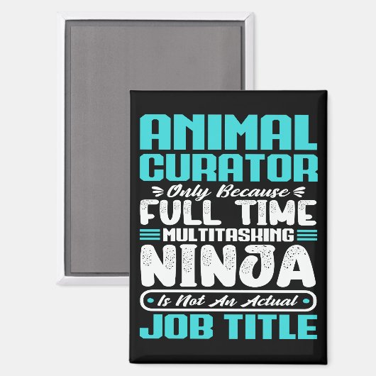 Aimant Animateur Titre du travail Profession Compétences (Recto/Verso)