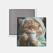 Aimant Animaux amusants modernes (Recto/Verso)