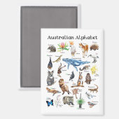 Aimant Animaux d'Australie (Recto/Verso)