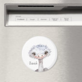 Aimant Animaux d'autruche mignons (In Situ (Lave-vaisselle))