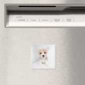 Aimant Animaux de bébés cutest | Tiny Corgi (In Situ (Lave-vaisselle))