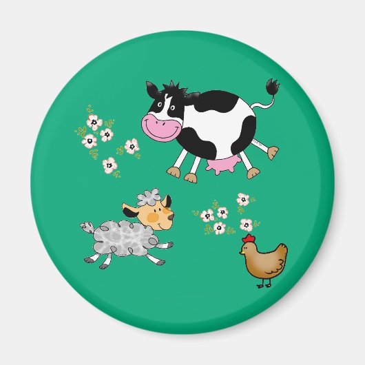 Aimant animaux de ferme (Devant)