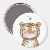 Aimant Animaux de Tigre Mignons (Recto/Verso)