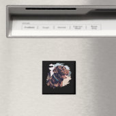 Aimant Animaux Domestiques Simple Moderne Cool Tygraphie (In Situ (Lave-vaisselle))