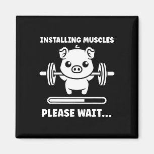 Aimant Animaux Installation Muscles Fitness Musculation P