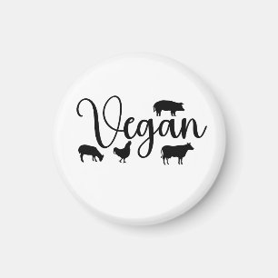 Aimant Animaux végétaliens