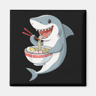 Aimant Anime Kawaii Requin Manger Ramen Nouilles Cadeaux