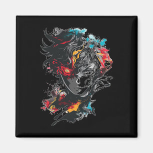 Aimant Anime Manga Motif Tattoo Art Anime