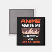 Aimant Anime Me Rend Heureux Que Tu Ne Sois Pas Tant (Recto/Verso)