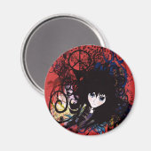 Aimant Anime Peace Grunge (Recto/Verso)