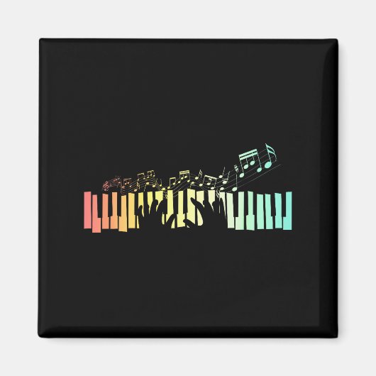 Aimant Anist Keyboards Music Notes Ano (Devant)