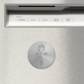Aimant Ankh gothique en acier inoxydable (In Situ (Lave-vaisselle))