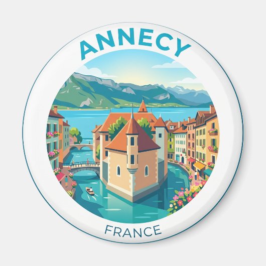 Aimant Annecy France (Devant)