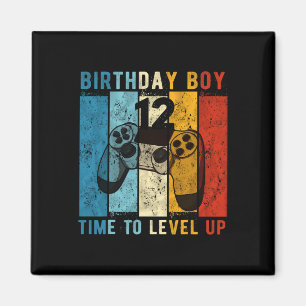 Aimant Année Anniversaire Garçon 12 Temps Pour Niveau Jus