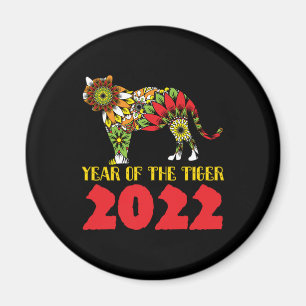 Aimant Année chinoise du tigre 2022
