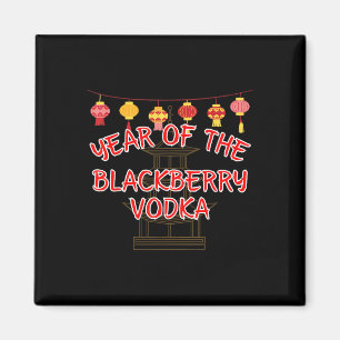 Aimant Année De La Vodka Blackberry - Drôle Chinois New Y
