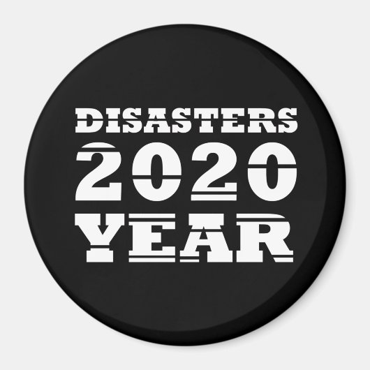 Aimant Année des catastrophes de 2020 (Devant)