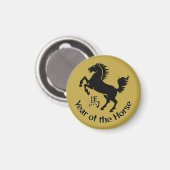 Aimant Année du Cheval (Recto/Verso)