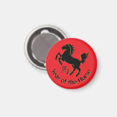 Aimant Année du Cheval (Recto/Verso)