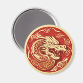 Aimant Année Du Dragon (Recto/Verso)