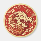 Aimant Année Du Dragon (Devant)