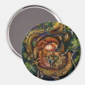Aimant Année du Dragon de Bois 2024 (Recto/Verso)
