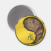 Aimant Année du dragon de la Terre (Recto/Verso)