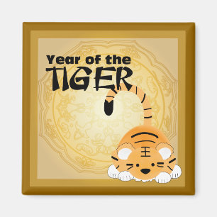 Aimant Année du grand tigre