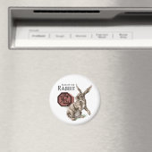 Aimant Année du lapin Zodiac chinois Art (In Situ (Lave-vaisselle))