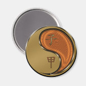 Aimant Année du rat de bois (Recto/Verso)