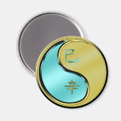 Aimant Année du serpent métallique (Recto/Verso)