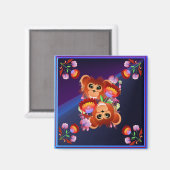 Aimant Année Du Singe (Recto/Verso)