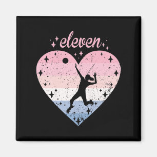 Aimant Année Vielle mignonne volleyball Anniversaire fill