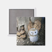 Aimant Annie et champignons (Recto/Verso)