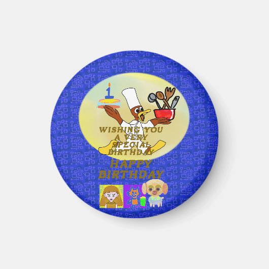 Aimant Anniversaire (Devant)