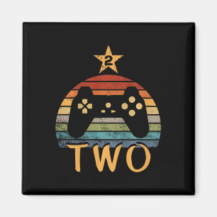 Aimant Anniversaire 2 Anniversaire Vidéo Jeu 2ème Anniver