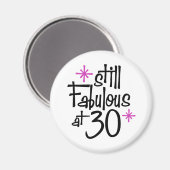 Aimant Anniversaire 30 ans (Recto/Verso)