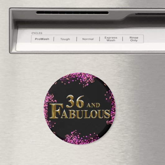 Aimant Anniversaire 36 ans (In Situ (Lave-vaisselle))