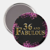 Aimant Anniversaire 36 ans (Recto/Verso)