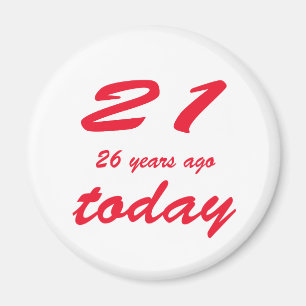 Aimant anniversaire 47