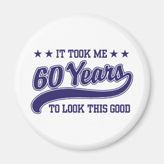 Aimant Anniversaire 60 ans