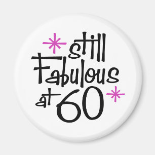 Aimant Anniversaire 60 ans