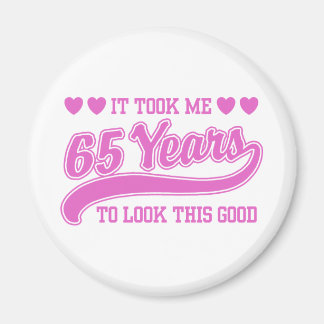 Aimant Anniversaire 65 ans