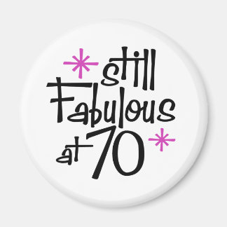 Aimant Anniversaire 70 ans
