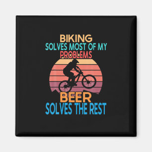 Aimant Anniversaire Bière Et Vélo